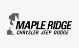 Picture of the Maple Ridge Chrysler logo, one of Hi-Cube warehouse racking and storage solution clients