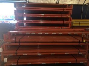 Used Redirack style box beams from Hi-Cube Storage Products