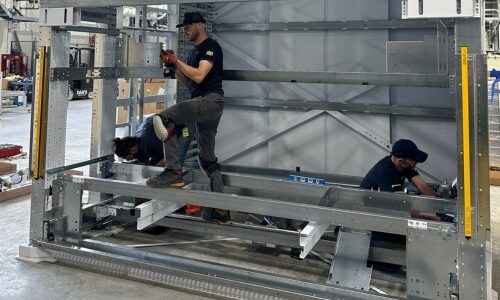 Behind the scenes of Hi-Cube's installation of two Modula VLM machines in Burnaby, B.C., Canada