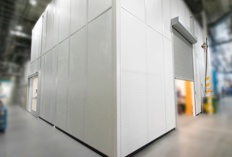 Prefab Modular Office for Product Testing in Facility